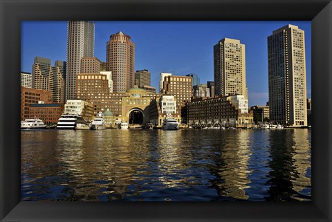 Framed Rowe&#39;s Wharf, Boston, MA Print