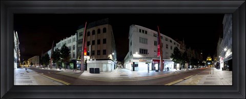 Framed 360 Degree View of Fountain Lane, Belfast, Northern Ireland Print