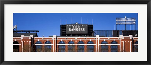 Framed Rangers Ballpark, Dallas, Texas Print