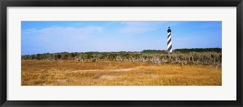 Framed Cape Hatteras Lighthouse, Outer Banks, North Carolina Print