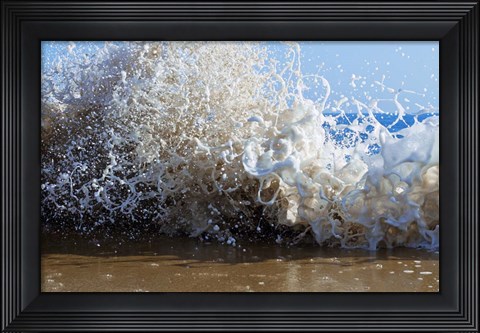Framed Oahu Beach, Hawaii II Print