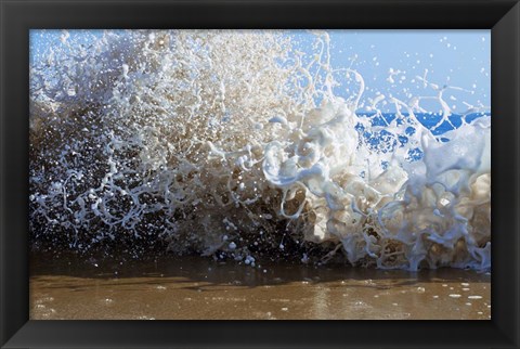 Framed Oahu Beach, Hawaii II Print