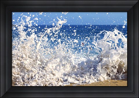 Framed Oahu Beach, Hawaii IV Print
