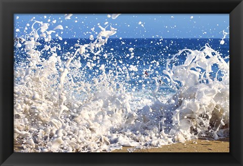 Framed Oahu Beach, Hawaii IV Print