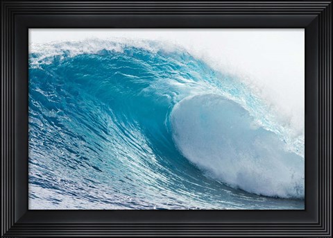 Framed Tahitian Waves II Print