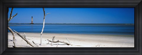 Framed Morris Island Lighthouse, South Carolina Print