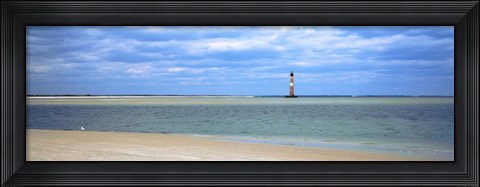 Framed Morris Island Lighthouse Print
