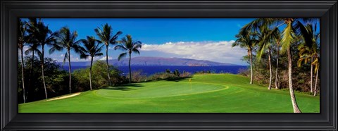 Framed Wailea Emerald Course, Maui, Hawaii Print