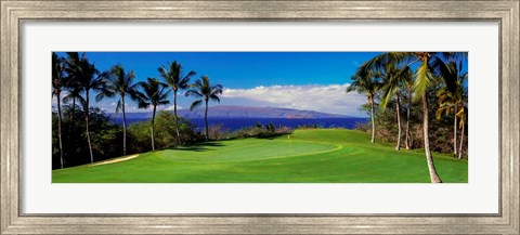 Framed Wailea Emerald Course, Maui, Hawaii Print
