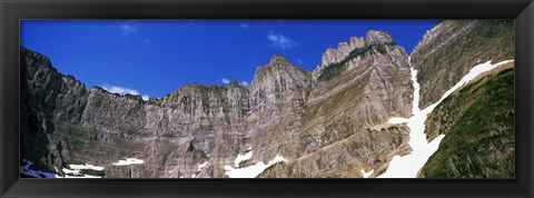 Framed Glacier National Park Mountain Range, Montana Print