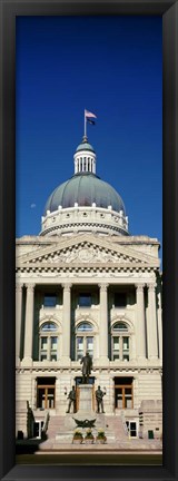 Framed Indiana State Capitol Building, Indianapolis, Indiana Print