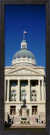 Framed Indiana State Capitol Building, Indianapolis, Indiana Print