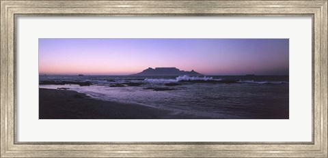 Framed Blouberg Beach at Sunset, Cape Town, South Africa Print