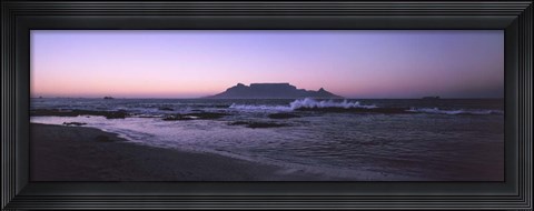 Framed Blouberg Beach at Sunset, Cape Town, South Africa Print