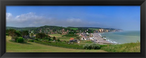 Framed Pourville, France Print