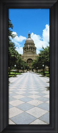 Framed State Capitol Building, Austin, Texas Print