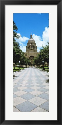 Framed State Capitol Building, Austin, Texas Print