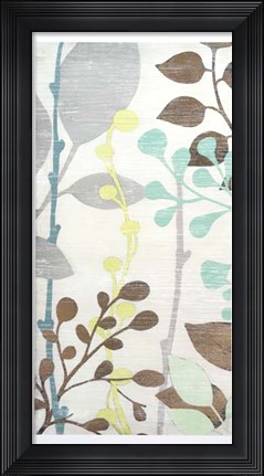 Framed Urban Garden I - Metallic Foil Print