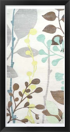 Framed Urban Garden I - Metallic Foil Print