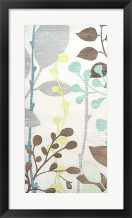 Framed Urban Garden I - Metallic Foil Print