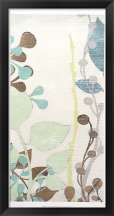 Framed Urban Garden II - Metallic Foil Print