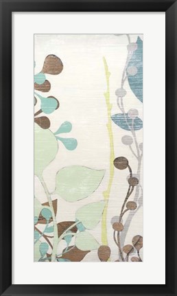Framed Urban Garden II - Metallic Foil Print
