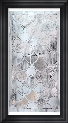 Framed Gilded Imprint II - Metallic Foil Print