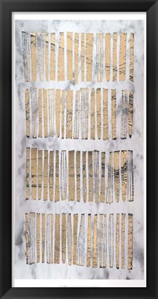 Framed Gilded Imprint III - Metallic Foil Print