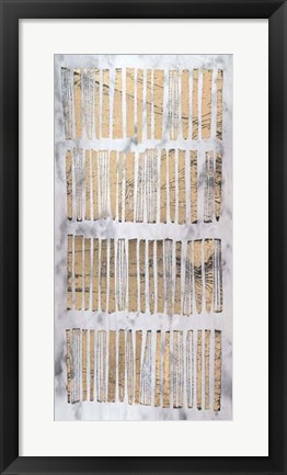 Framed Gilded Imprint III - Metallic Foil Print