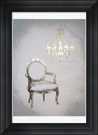 Framed Gilded Furniture II - Metallic Foil Print