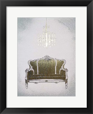 Framed Gilded Furniture III - Metallic Foil Print