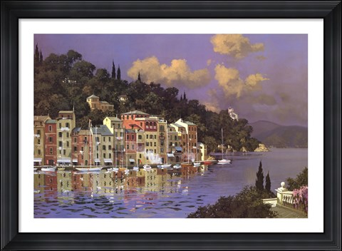 Framed Portofino Sunlight Print