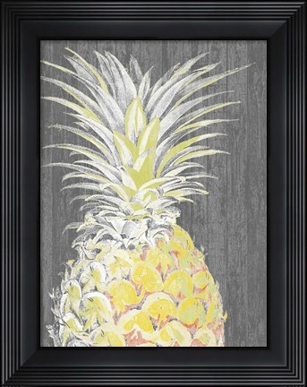 Framed Vibrant Pineapple Splendor I Print