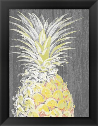 Framed Vibrant Pineapple Splendor I Print