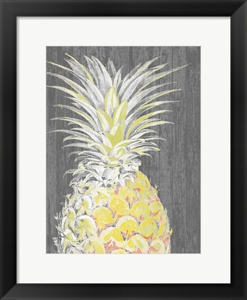 Framed Vibrant Pineapple Splendor I Print