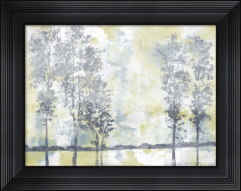 Framed Watercolor Mist II Print