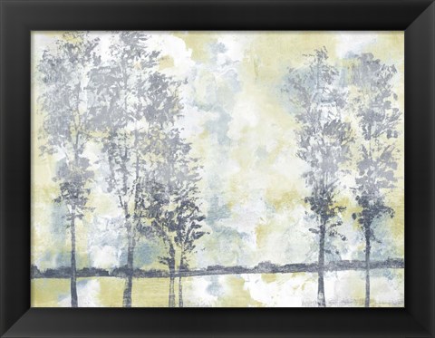 Framed Watercolor Mist II Print