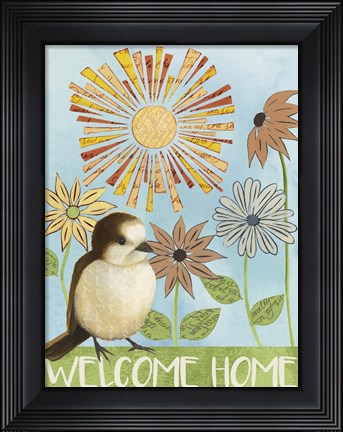 Framed Spring Welcome II Print