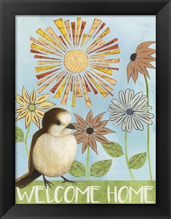 Framed Spring Welcome II Print