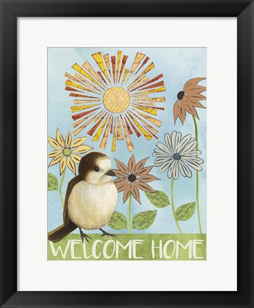 Framed Spring Welcome II Print