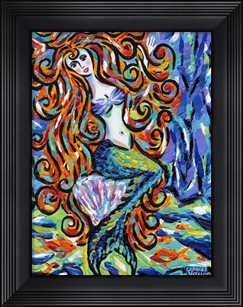 Framed Ocean Friends III Print