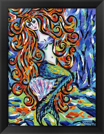 Framed Ocean Friends III Print