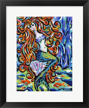 Framed Ocean Friends III Print