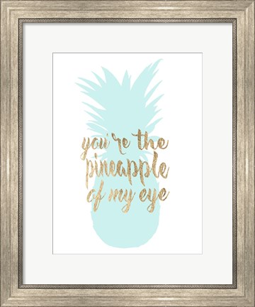 Framed Pineapple Life II Print