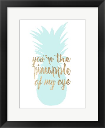 Framed Pineapple Life II Print