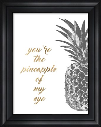 Framed Pineapple Life III Print