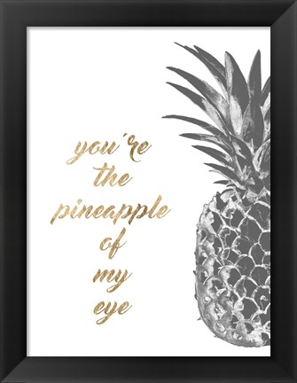 Framed Pineapple Life III Print