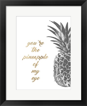 Framed Pineapple Life III Print