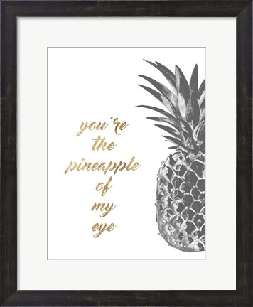 Framed Pineapple Life III Print