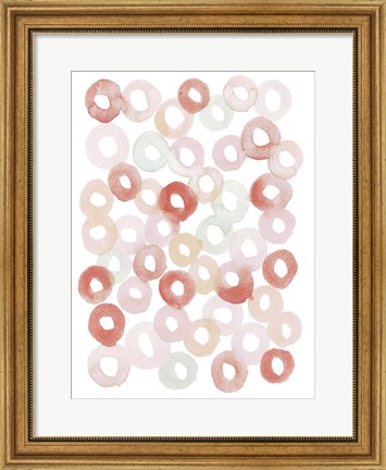 Framed Candy Pattern III Print